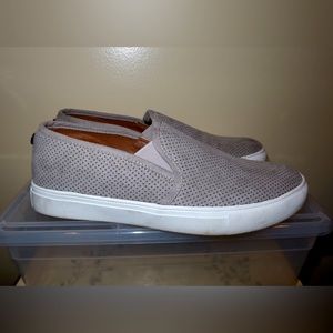 Steve Madden Suede Gray Loafers Slip On